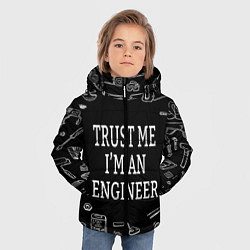 Куртка зимняя для мальчика Строитель 13, цвет: 3D-светло-серый — фото 2