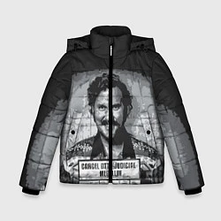 Куртка зимняя для мальчика Pablo Escobar: Smile, цвет: 3D-черный