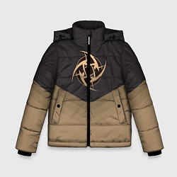 Куртка зимняя для мальчика NiP Uniform, цвет: 3D-черный