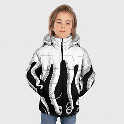 Куртка зимняя для мальчика Octopus, цвет: 3D-черный — фото 2
