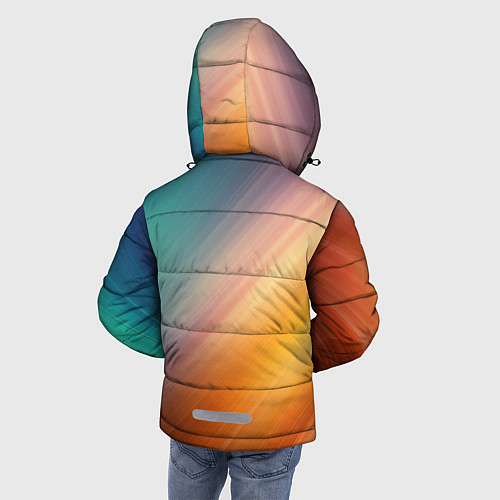 Зимняя куртка для мальчика Стильный окрас / 3D-Черный – фото 4