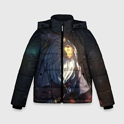 Куртка зимняя для мальчика Stars, цвет: 3D-черный