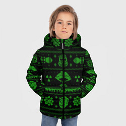 Куртка зимняя для мальчика Ядерная зима, цвет: 3D-красный — фото 2