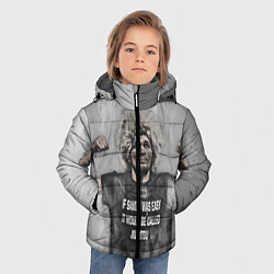 Куртка зимняя для мальчика Нурмагомедов Хабиб, цвет: 3D-красный — фото 2