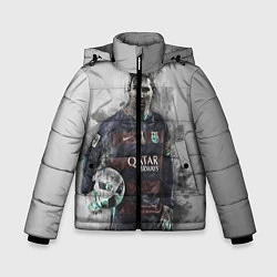 Куртка зимняя для мальчика Lionel Messi, цвет: 3D-черный
