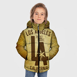 Куртка зимняя для мальчика Лос-Анджелес, цвет: 3D-светло-серый — фото 2