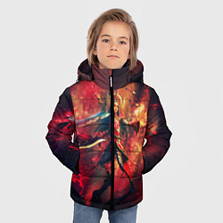 Куртка зимняя для мальчика Red, цвет: 3D-черный — фото 2