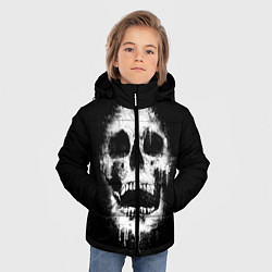 Куртка зимняя для мальчика Evil Skull, цвет: 3D-черный — фото 2
