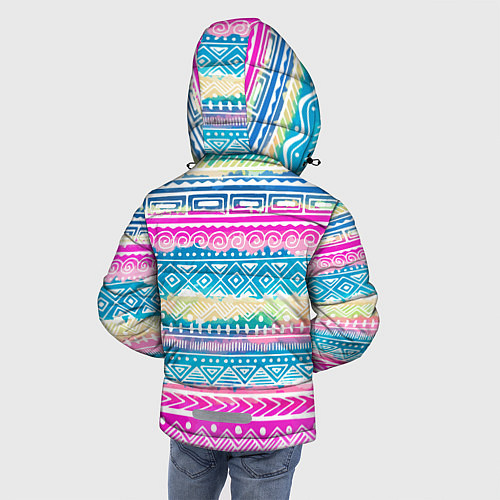 Зимняя куртка для мальчика Нежный xолод / 3D-Черный – фото 4