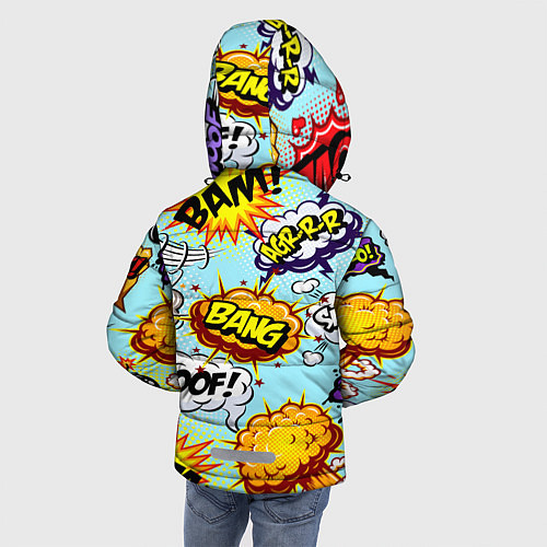 Зимняя куртка для мальчика Pop Art / 3D-Черный – фото 4