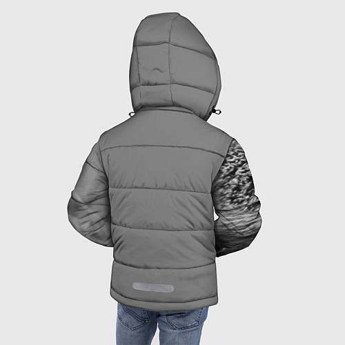 Зимняя куртка для мальчика Взгляд ёжика / 3D-Красный – фото 4