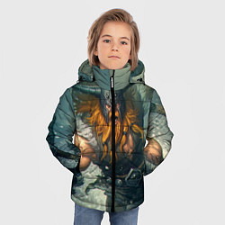 Куртка зимняя для мальчика Olaf, цвет: 3D-черный — фото 2