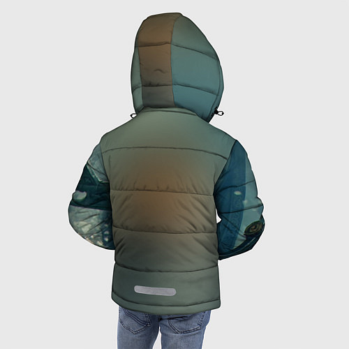 Зимняя куртка для мальчика Olaf / 3D-Черный – фото 4