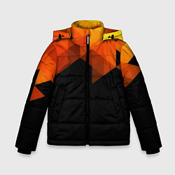 Куртка зимняя для мальчика Trianse, цвет: 3D-черный