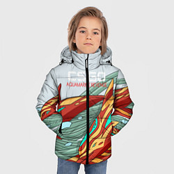 Куртка зимняя для мальчика CS:GO Aquamarine Revenge, цвет: 3D-черный — фото 2