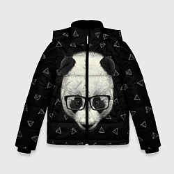 Куртка зимняя для мальчика Умная панда, цвет: 3D-светло-серый