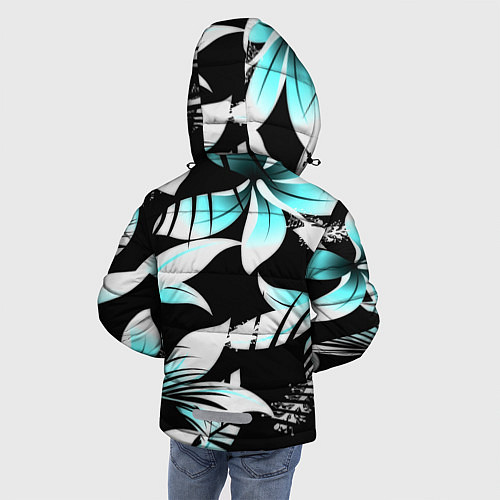Зимняя куртка для мальчика Tropica / 3D-Черный – фото 4