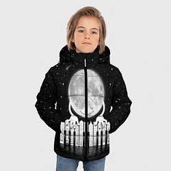 Куртка зимняя для мальчика Лунная мелодия, цвет: 3D-черный — фото 2