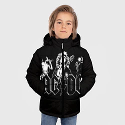 Куртка зимняя для мальчика AC/DC: Mono, цвет: 3D-черный — фото 2