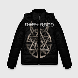 Куртка зимняя для мальчика Disturbed Logo, цвет: 3D-черный