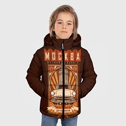 Куртка зимняя для мальчика Moscow: mother Russia, цвет: 3D-черный — фото 2