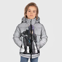 Куртка зимняя для мальчика Ghost In The Shell 5, цвет: 3D-черный — фото 2