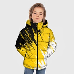 Куртка зимняя для мальчика Имперский флаг России, цвет: 3D-светло-серый — фото 2
