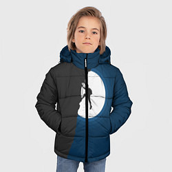 Куртка зимняя для мальчика Скалолаз, цвет: 3D-черный — фото 2
