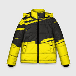 Зимняя куртка для мальчика Чёрно-жёлтый