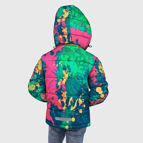 Зимняя куртка для мальчика Dali Art / 3D-Черный – фото 4