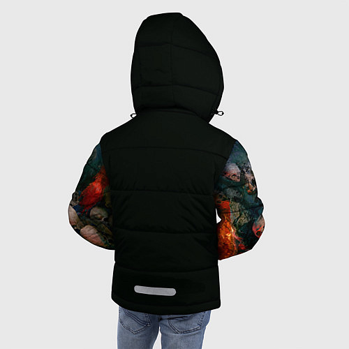Зимняя куртка для мальчика Warhammer 40k: Skulls / 3D-Черный – фото 4