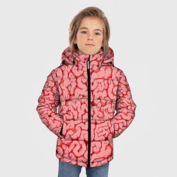 Куртка зимняя для мальчика Мозг, цвет: 3D-красный — фото 2