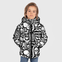 Куртка зимняя для мальчика Кости, цвет: 3D-черный — фото 2