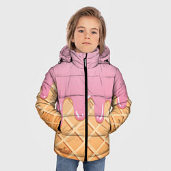 Куртка зимняя для мальчика Мороженое Black Milk, цвет: 3D-красный — фото 2