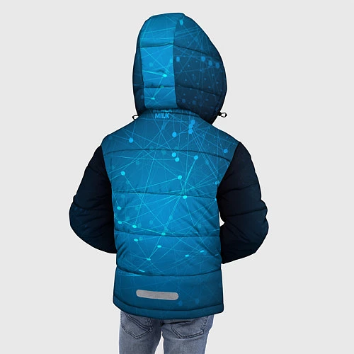 Зимняя куртка для мальчика Bitcoin Blue / 3D-Черный – фото 4