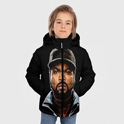 Куртка зимняя для мальчика Ice Cube, цвет: 3D-черный — фото 2