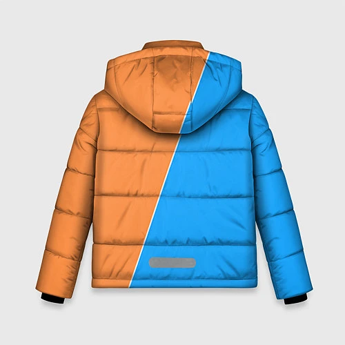 Зимняя куртка для мальчика Half-Portal / 3D-Светло-серый – фото 2