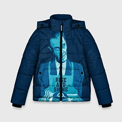 Куртка зимняя для мальчика G-Man: Rise & Shine, цвет: 3D-светло-серый
