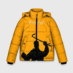 Куртка зимняя для мальчика IFreeman, цвет: 3D-красный