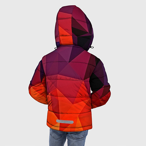 Зимняя куртка для мальчика Geometric / 3D-Черный – фото 4