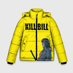 Куртка зимняя для мальчика Kill Bill, цвет: 3D-красный