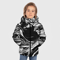 Куртка зимняя для мальчика Серые краски, цвет: 3D-светло-серый — фото 2