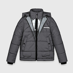 Куртка зимняя для мальчика Костюм, цвет: 3D-черный