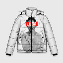 Куртка зимняя для мальчика Lamar Supreme, цвет: 3D-черный