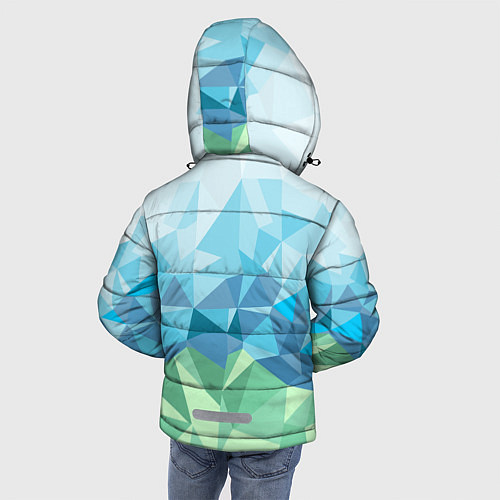 Зимняя куртка для мальчика URAL polygonal / 3D-Черный – фото 4