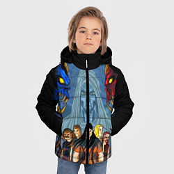 Куртка зимняя для мальчика Dethklok: Heroes, цвет: 3D-светло-серый — фото 2