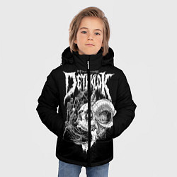 Куртка зимняя для мальчика Dethklok: Goat Skull, цвет: 3D-светло-серый — фото 2