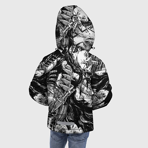 Зимняя куртка для мальчика Berserk / 3D-Черный – фото 4