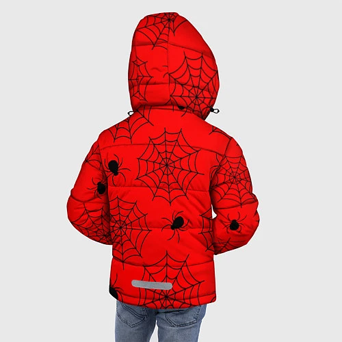 Зимняя куртка для мальчика Рассадник пауков / 3D-Черный – фото 4