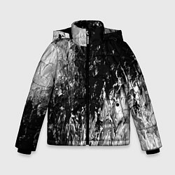 Куртка зимняя для мальчика GRAY&BLACK, цвет: 3D-черный